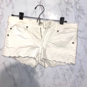 White American Eagle Jean Shorts